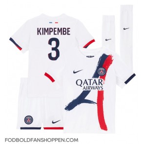 Paris Saint-Germain Presnel Kimpembe #3 Udebanetrøje Børn 2024-25 Kortærmet (+ Korte bukser)